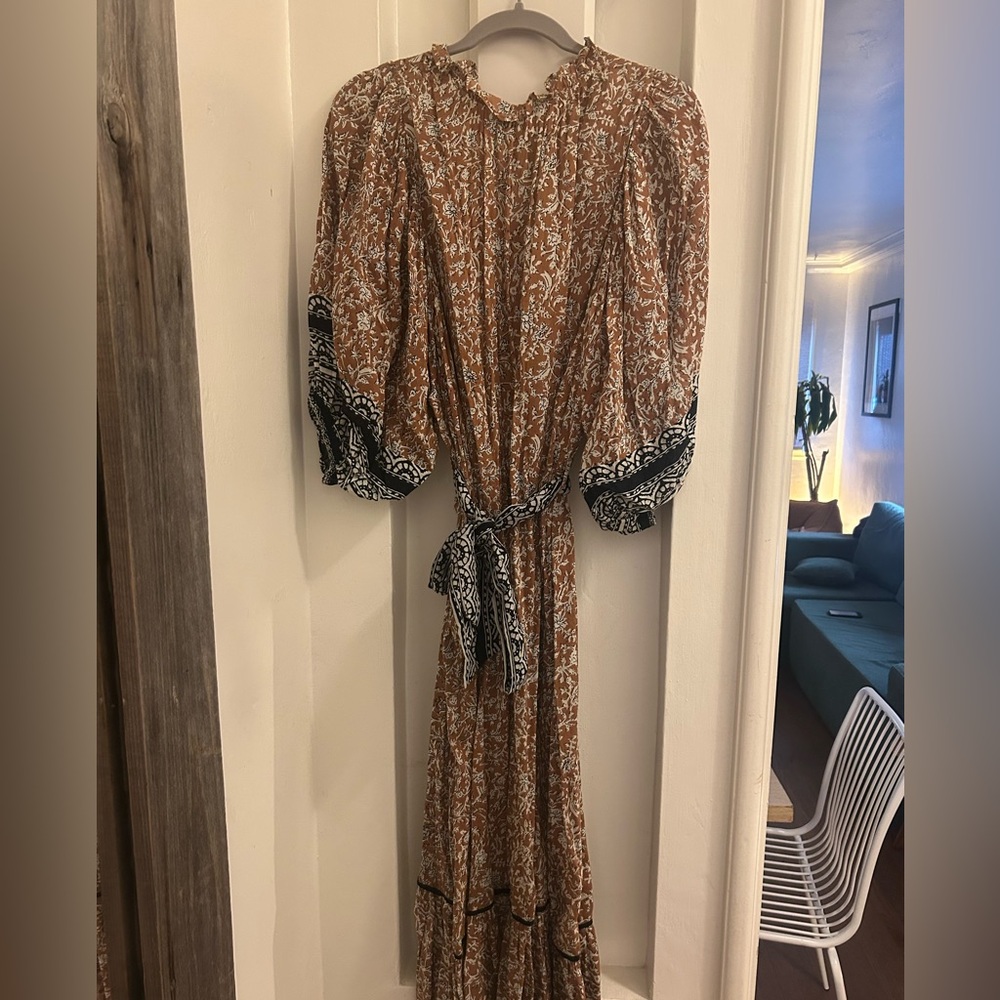 Cleobella Block Print Maxi Dress